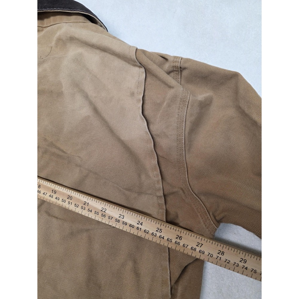 Vintage 80s Carhartt Unlined Brown Canvas Chore Brush Coat Jacket J255‎ - Picture 11 of 11